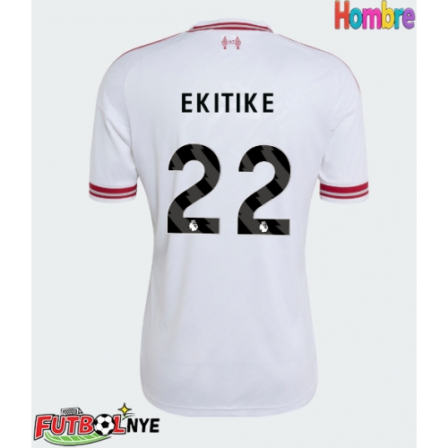 Camiseta Liverpool Hugo Ekitike #22 Visitante Equipación 2026-27 manga corta